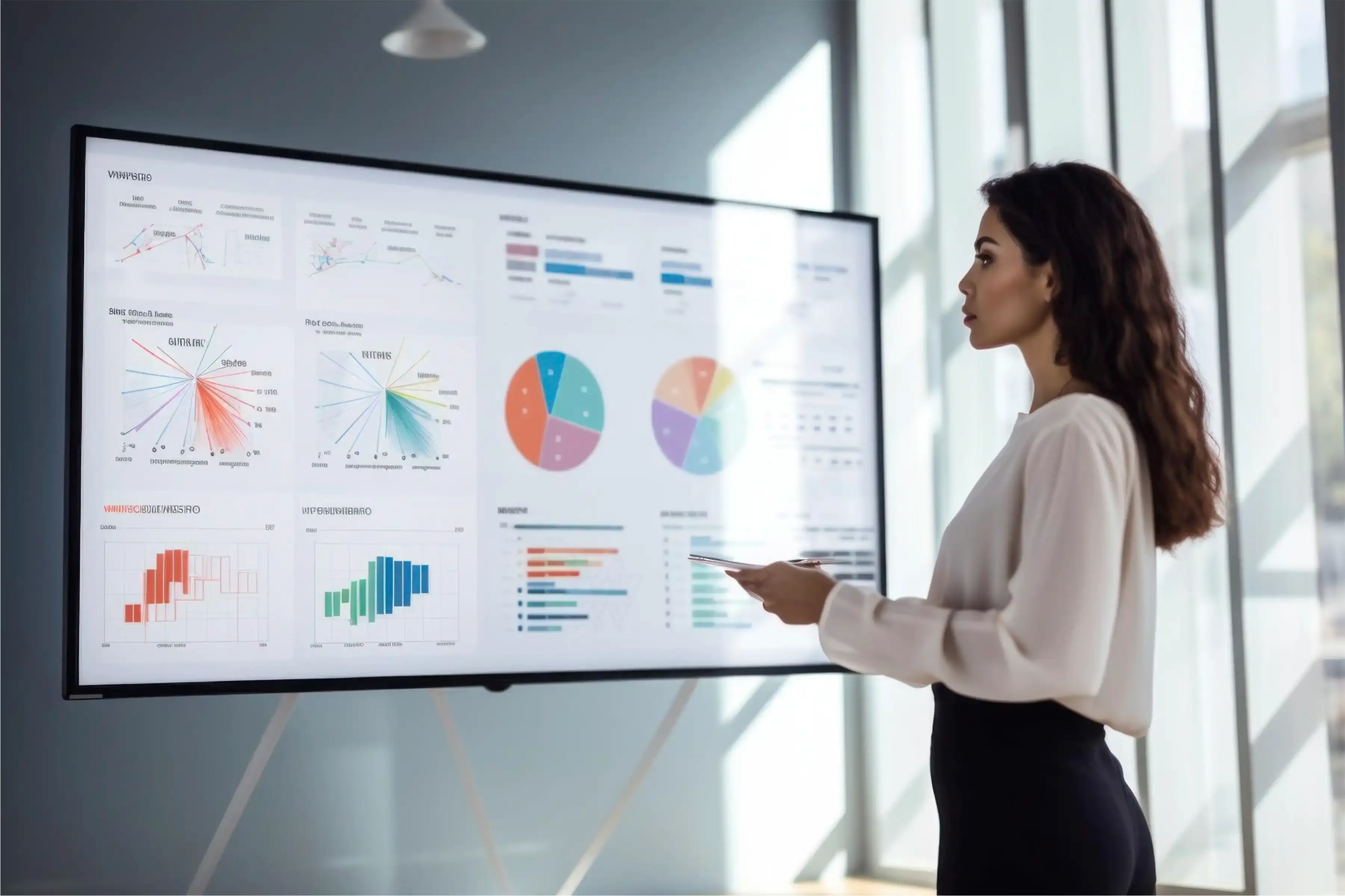 Present data in a clear and impactful way